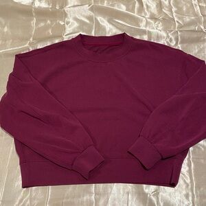 Lululemon Ribbed Softstreme Perfectly Oversized Cropped Crew